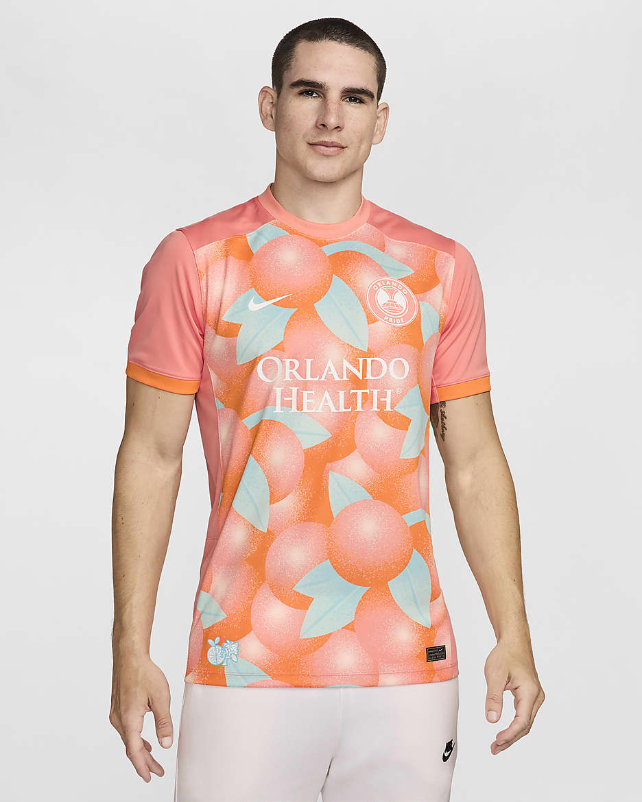 Orlando Pride 2024 Stadium Primary Men's Nike Dri-FIT NWSL Replica Jersey - Crimson Bliss