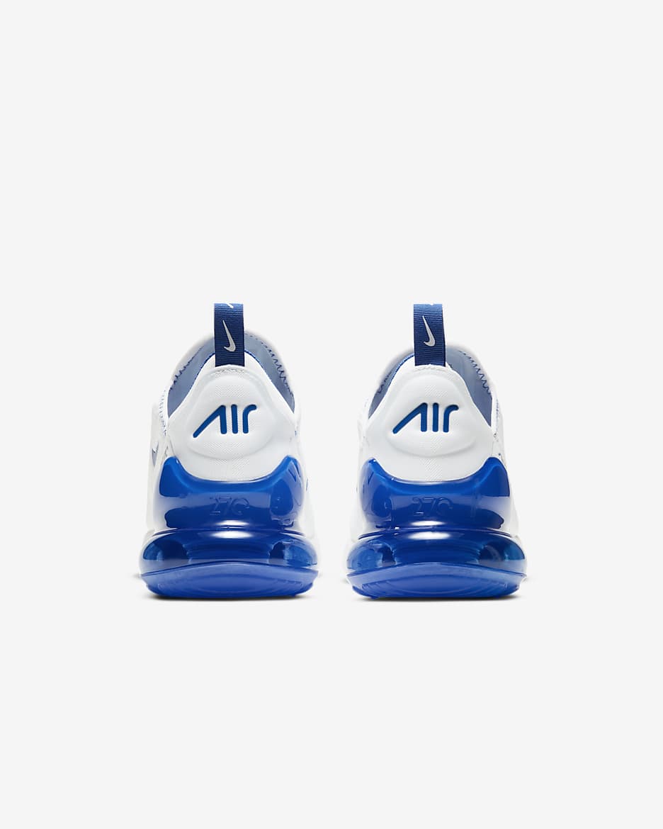 Nike Air Max 270 Men's Shoes - White/Game Royal/Racer Blue