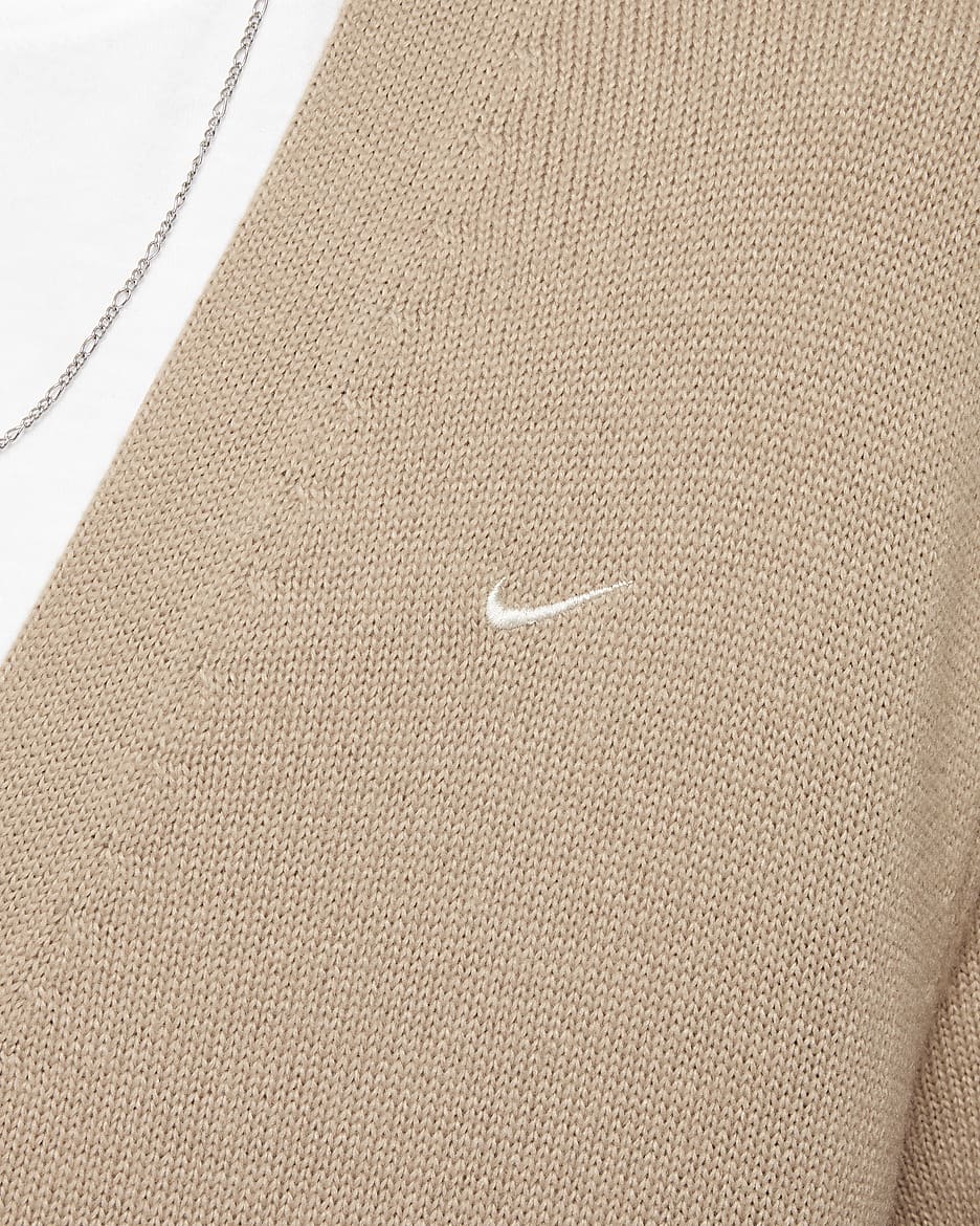 Nike Sportswear Metro Ground Older Kids' Cardigan - Khaki