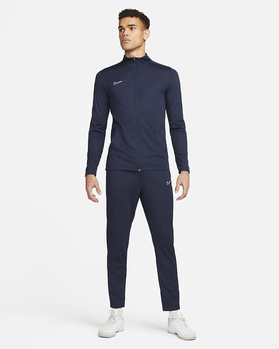 Nike Academy Dri-FIT fotballtracksuit til herre - Obsidian/Obsidian/Hvit