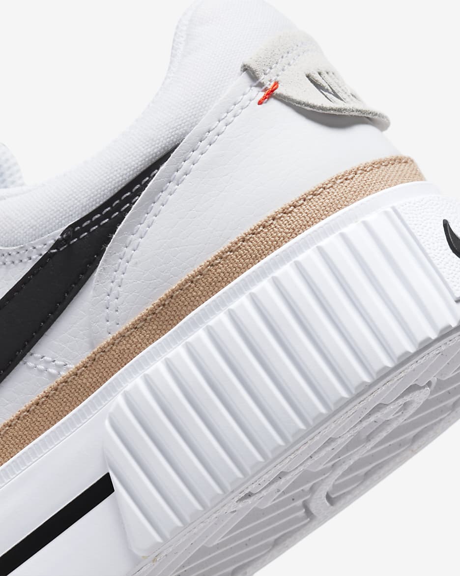 Nike Court Legacy Lift Women's Shoes - White/Hemp/Team Orange/Black
