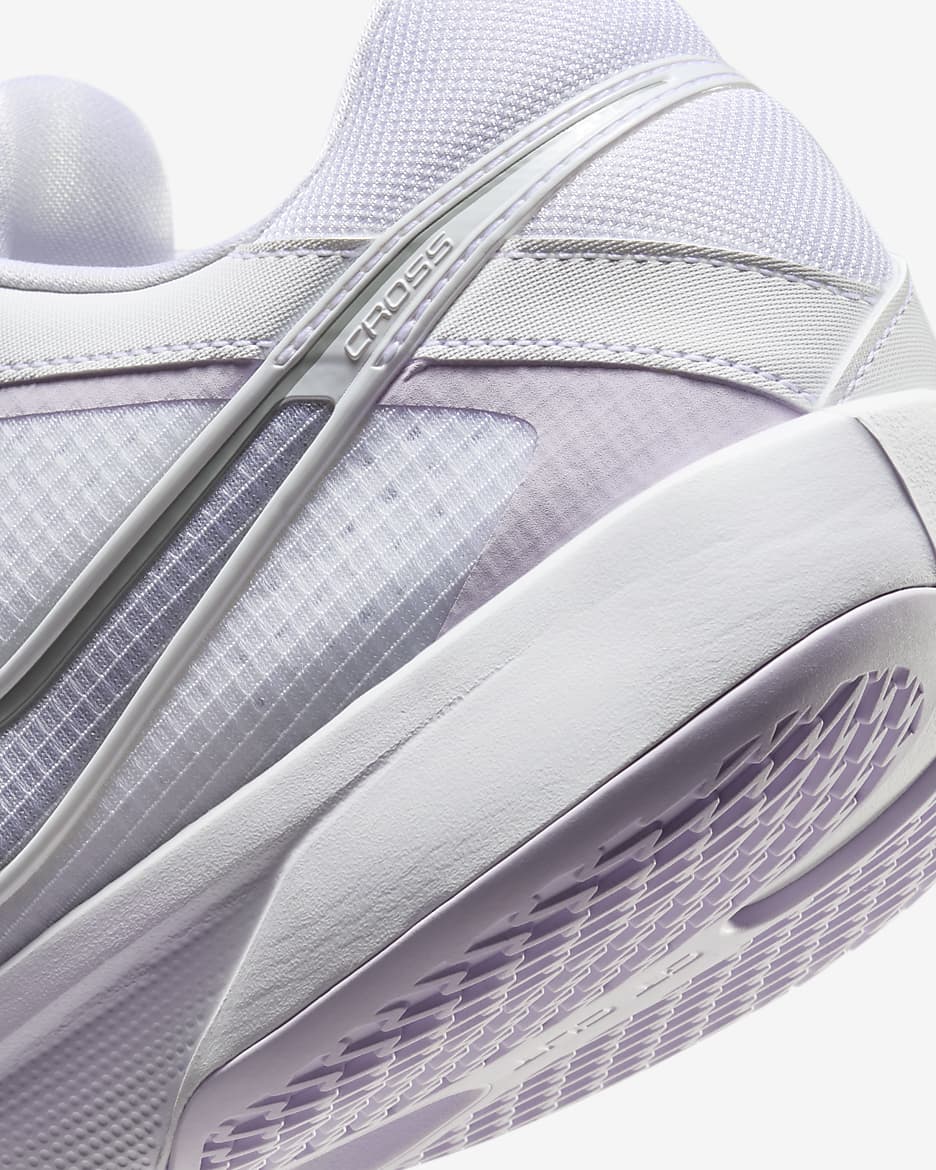 Nike G.T. Cut Cross Basketbol Ayakkabısı - Beyaz/Barely Grape/Pink Foam/Light Smoke Grey