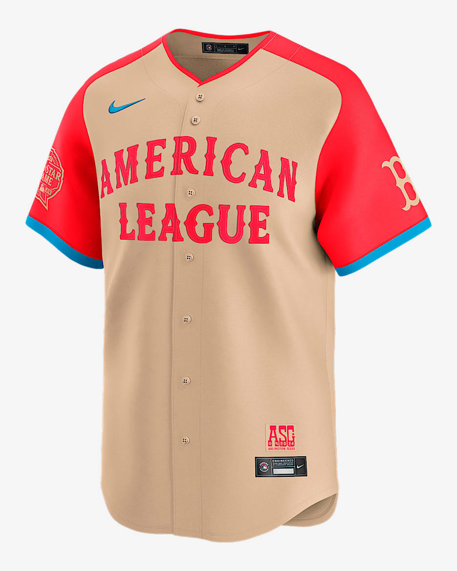 Jarren Duran American League 2024 All-Star Game Men's Nike Dri-FIT ADV MLB Limited Jersey - Cream
