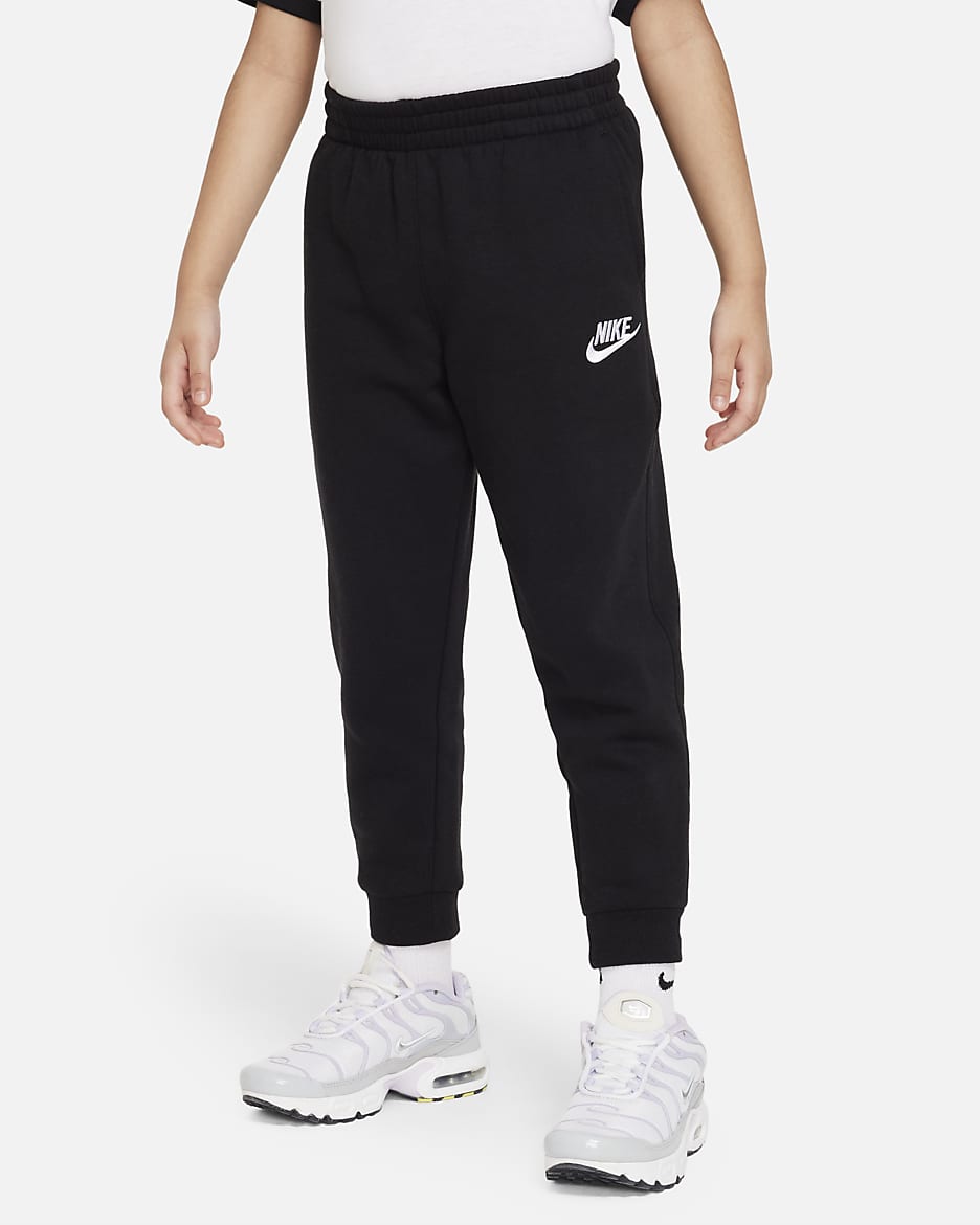Nike Sportswear Club Fleece Little Kids' Joggers - Black