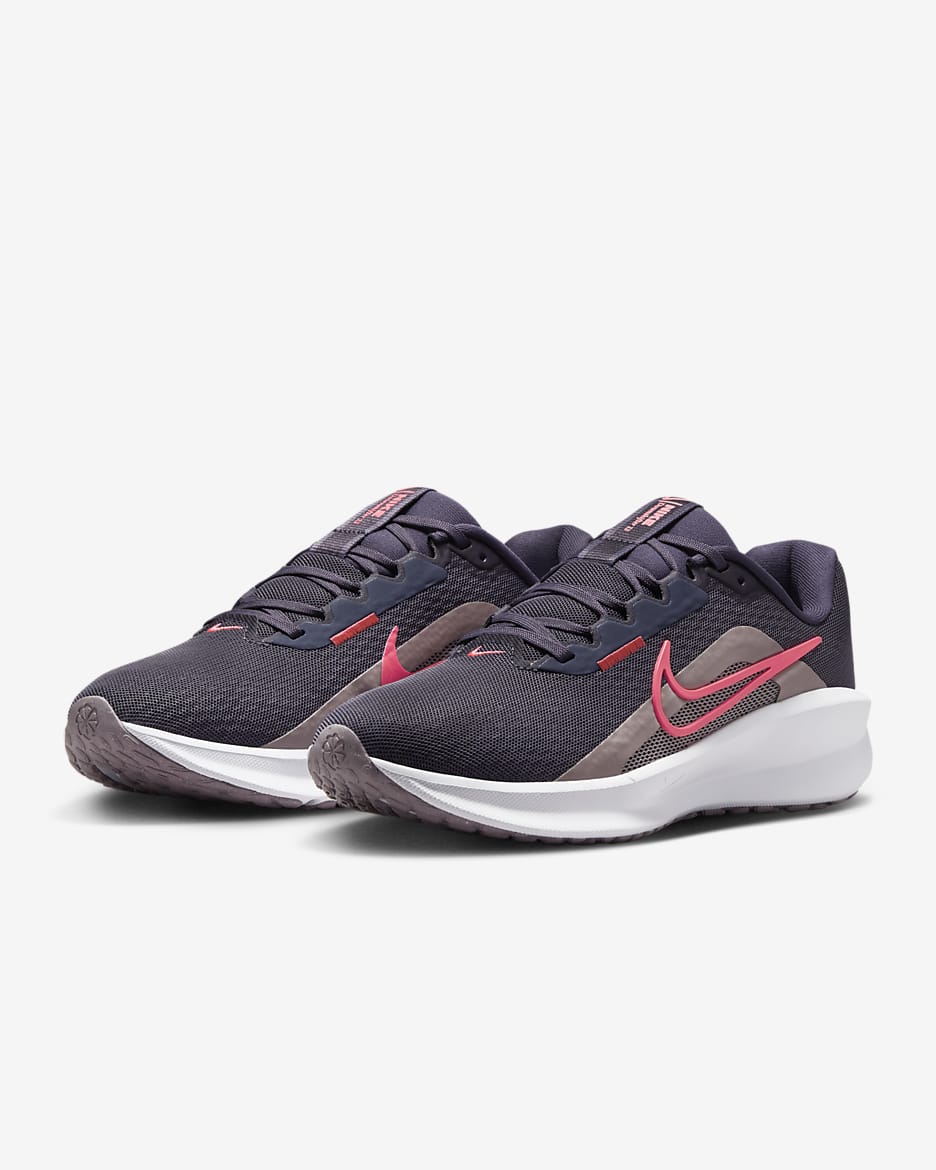 Nike Downshifter 13 Women's Road Running Shoes - Dark Raisin/Light Violet Ore/White/Hot Punch