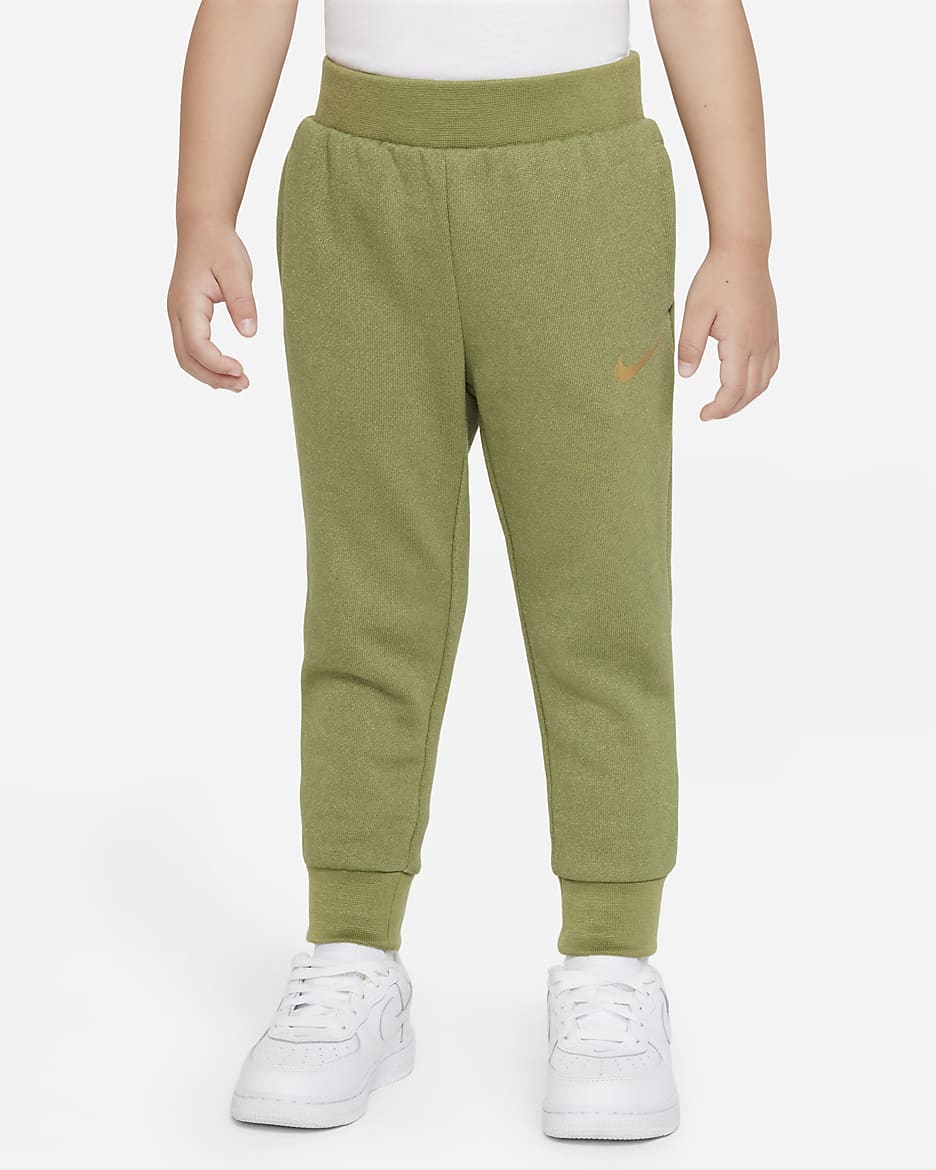 Pants de tejido Fleece moteado para niños pequeños Nike - Caimán