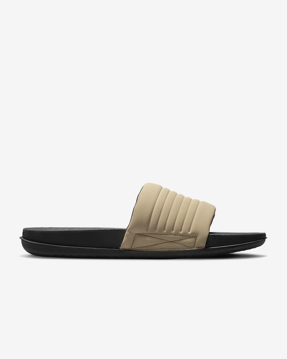 Chanclas para hombre Nike Offcourt Adjust - Negro/Negro/Caqui