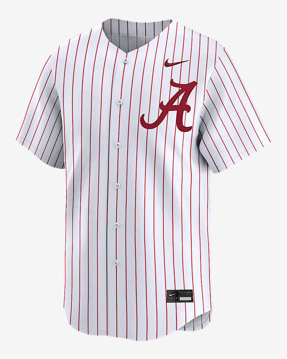Alabama Crimson Tide Men's Nike College Limited Baseball Jersey - White