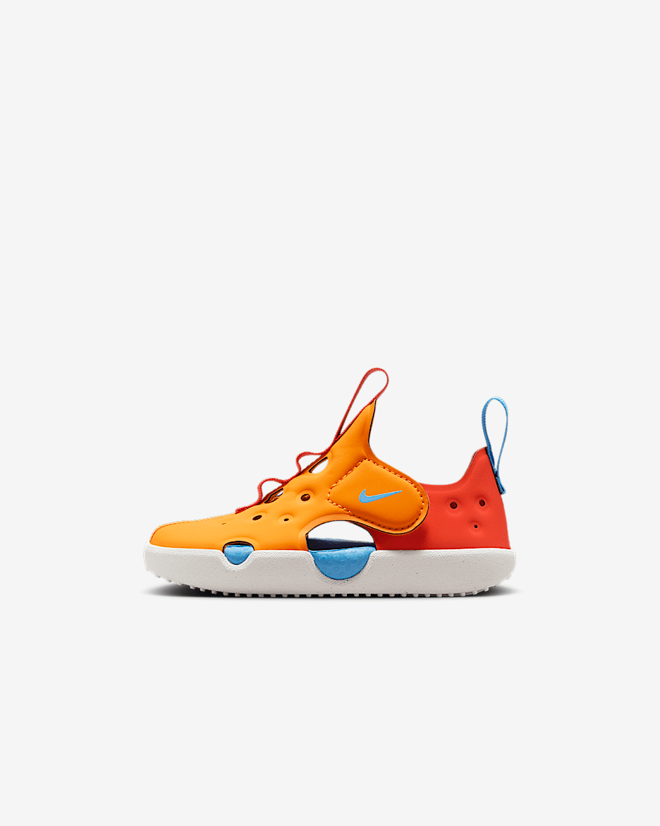 Nike Sunray Protect 4 Baby/Toddler Sandals - Orange Peel/Picante Red/University Blue