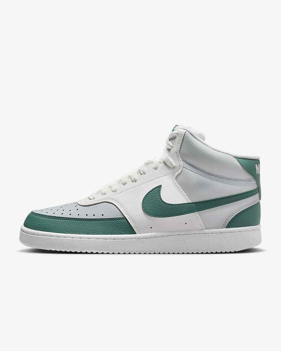 Nike Court Vision Mid Next Nature Herrenschuh - Summit White/Pure Platinum/Weiß/Bicoastal