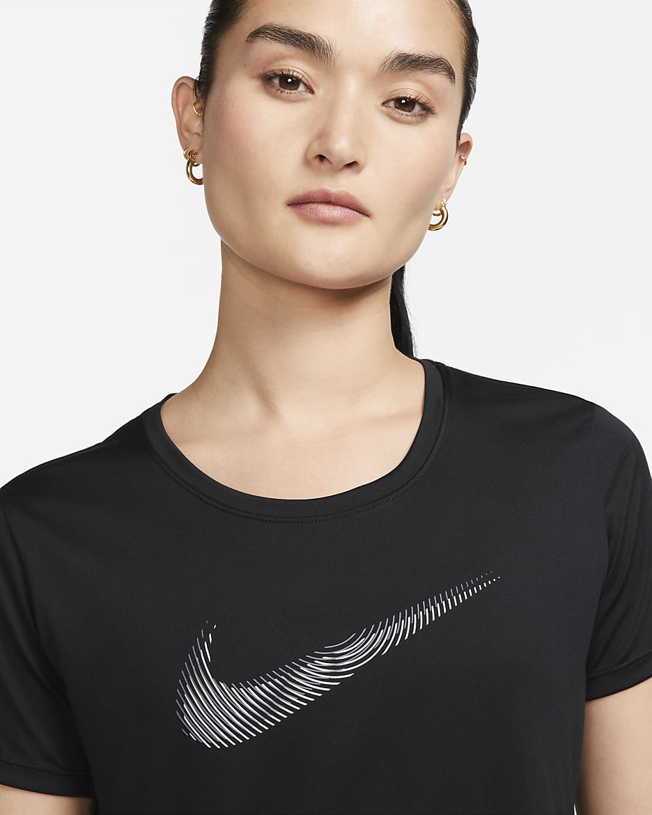 nike swoosh ladies top