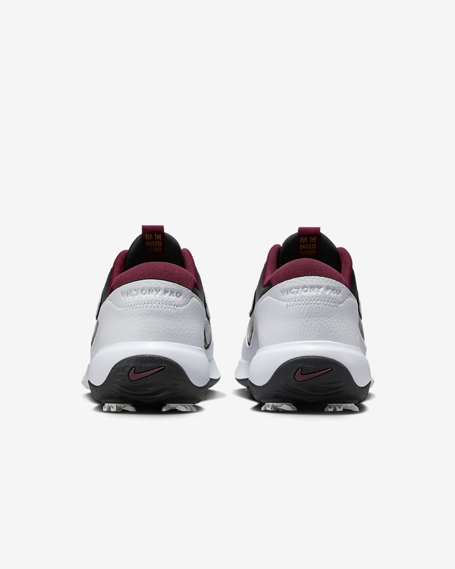 Nike Victory Pro 3 férfi golfcipő - Fehér/Fekete/Lightning/Team Red