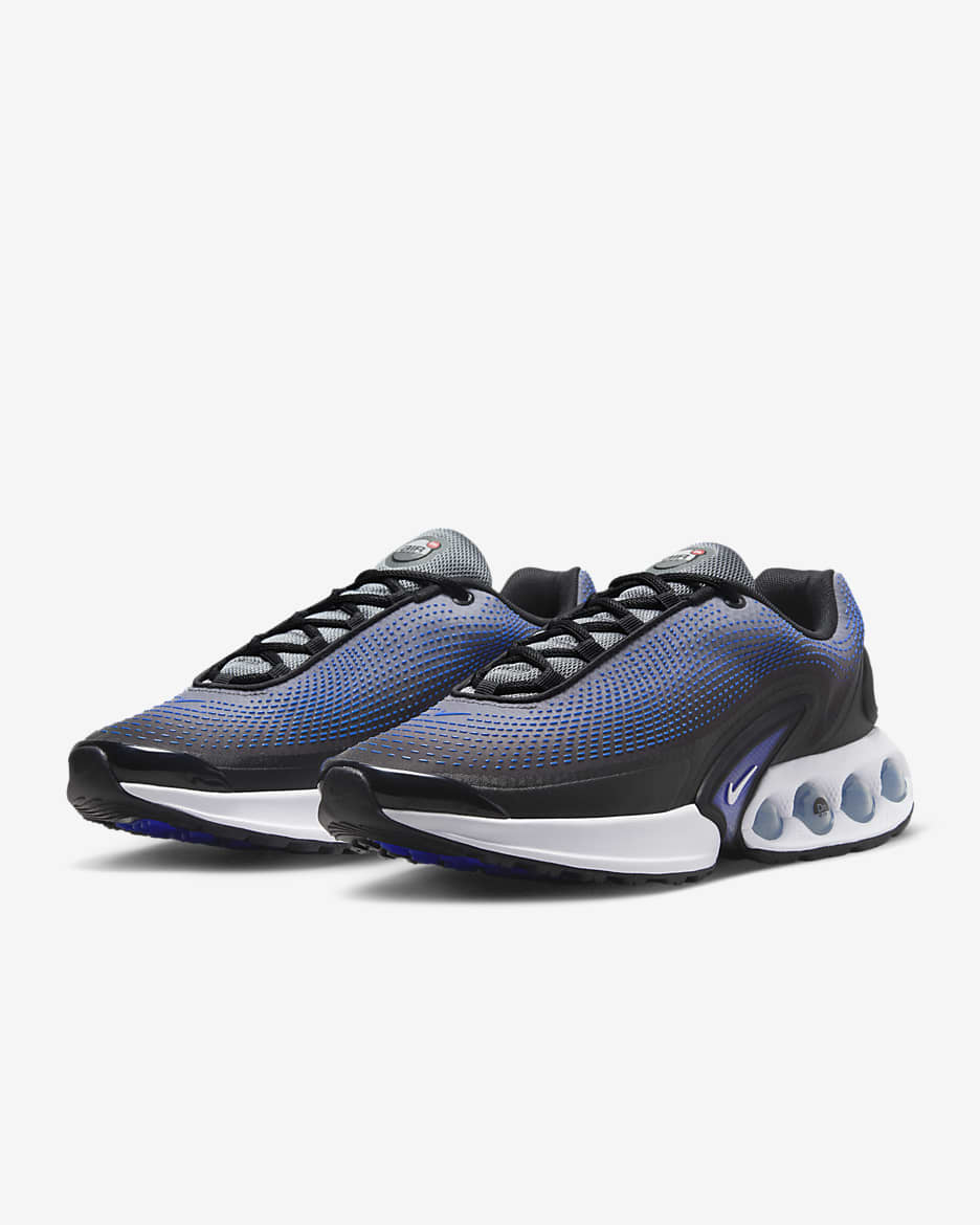 Nike Air Max DN Shoes - Black/Light Smoke Grey/Racer Blue/White