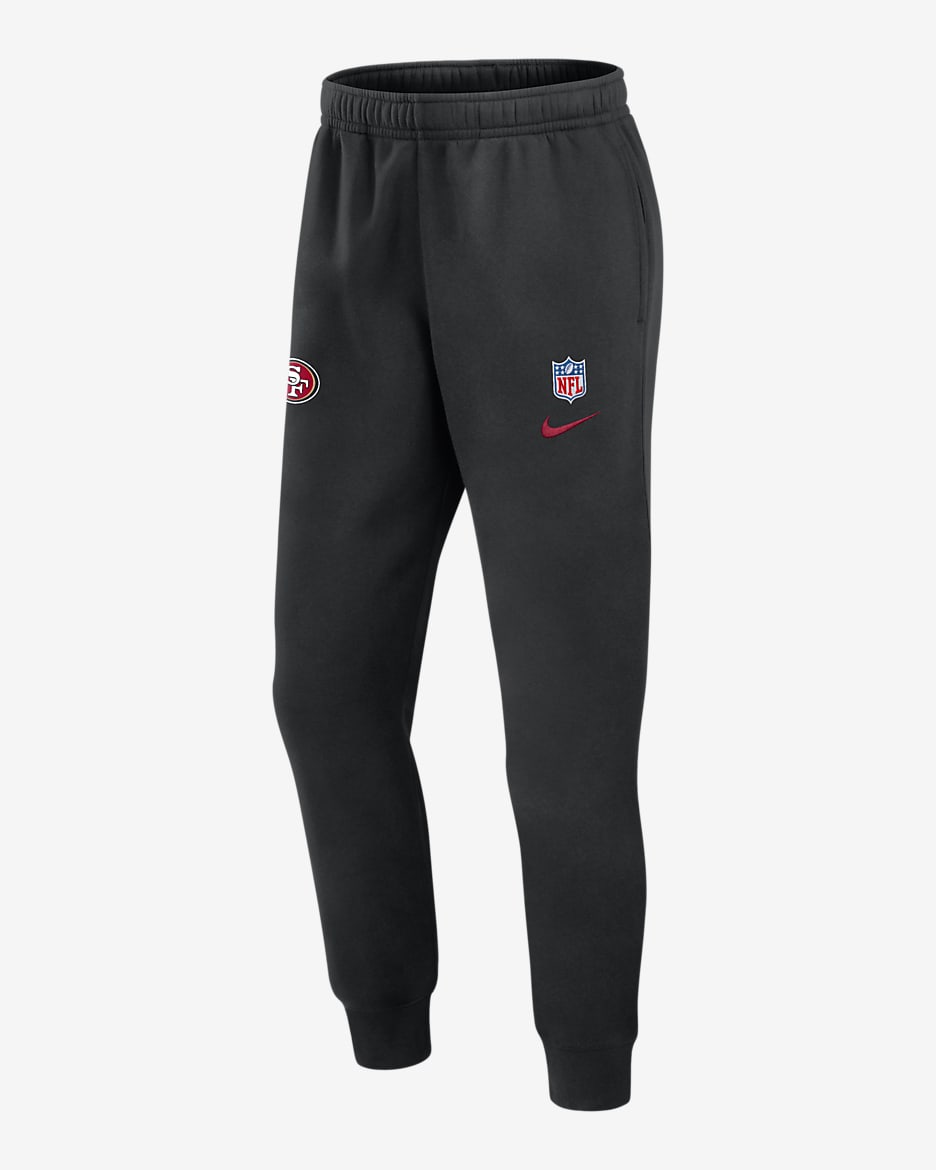 San Francisco 49ers Sideline Team Issue Club Men's Nike NFL Pants - Black