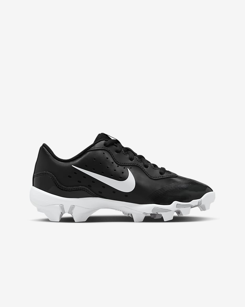 Nike Alpha Huarache 4 Keystone Little/Big Kids' Baseball Cleats - Black/Pure Platinum/White