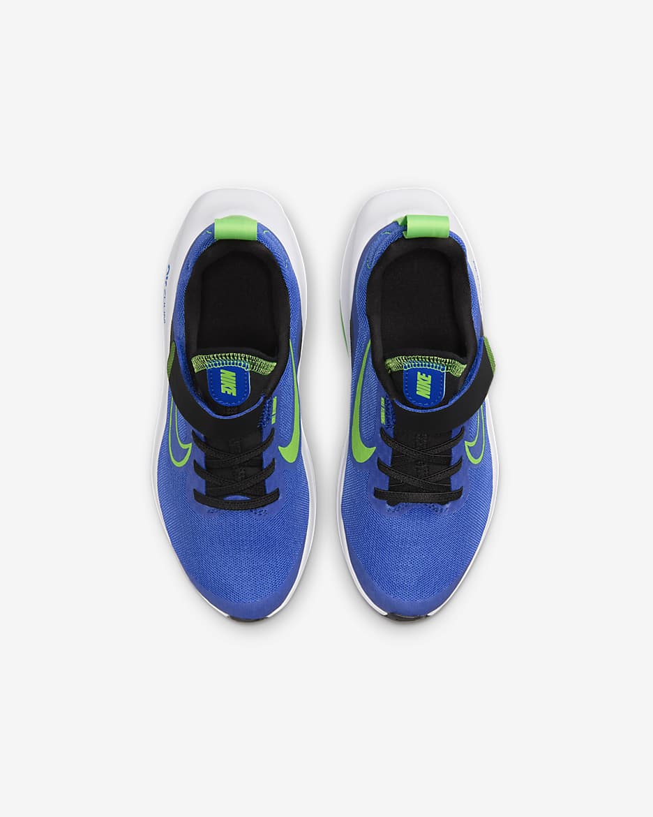 Nike Air Zoom Arcadia 2 Younger Kids' Shoes - Racer Blue/Black/White/Green Strike