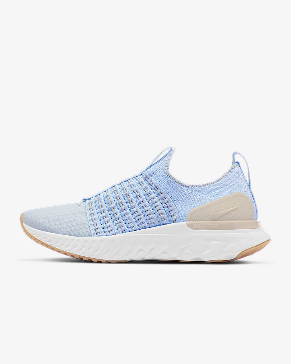 Nike Phantom Run 2 Women's Road Running Shoes - Hydrogen Blue/Pure Platinum/World Indigo/Hydrogen Blue