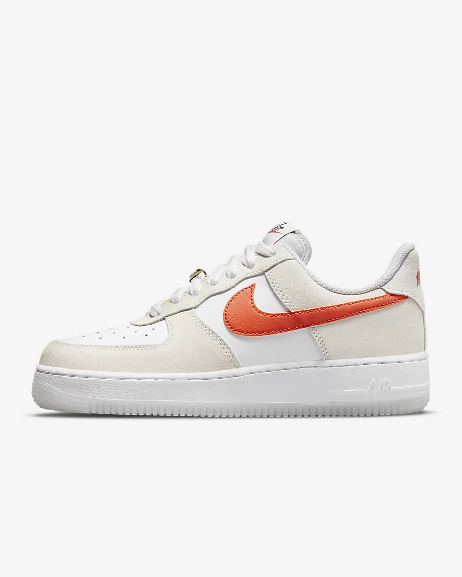 Nike Air Force 1 '07 SE Women's Shoe - White/Summit White/Sail/Orange