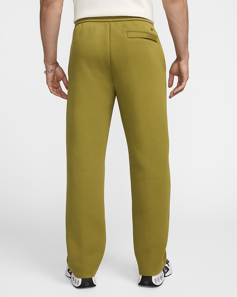 Pantaloni sartoriali in fleece Nike Tech – Uomo - Pacific Moss/Pacific Moss