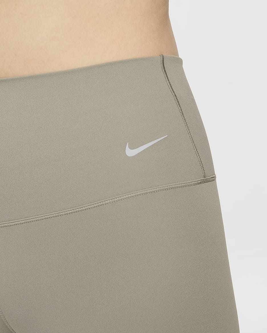 Nike Zenvy Women's Gentle-Support High-Waisted 7/8 Leggings - Light Army/Black