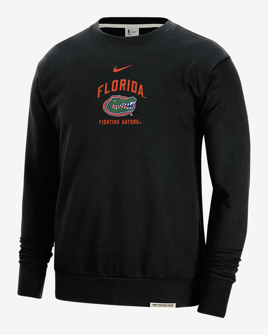 Florida Standard Issue Men's Nike College Fleece Crew-Neck Sweatshirt - Black