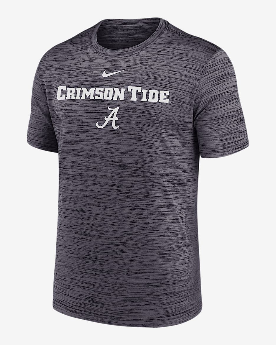 Alabama Sideline Velocity Men's Nike Dri-FIT College T-Shirt - Black