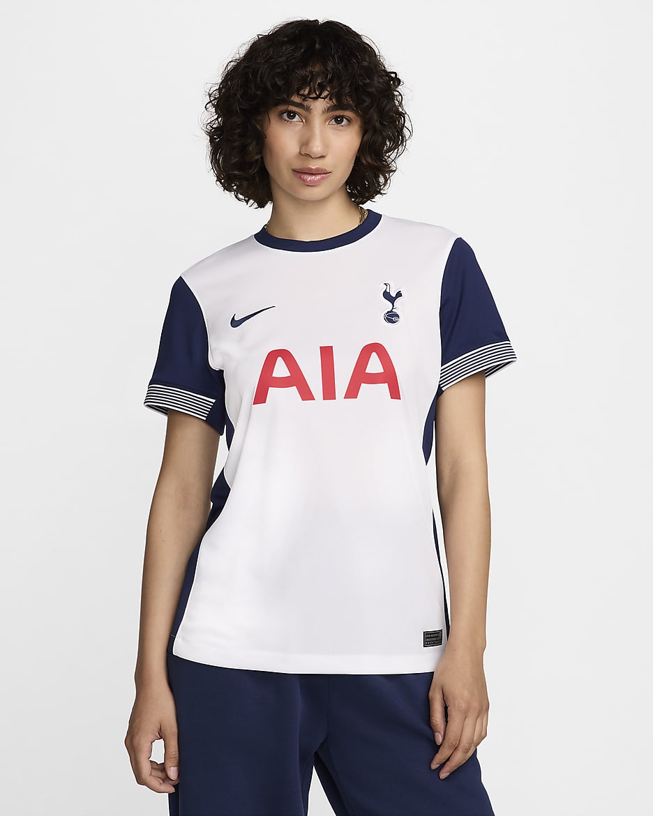 Tottenham Hotspur 2024 Stadium Thuis Nike Dri-FIT replica voetbalshirt voor dames - Wit/Binary Blue/Binary Blue