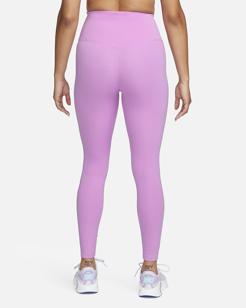 Leggings de tiro alto para mujer Nike One - Fucsia enérgico/Blanco