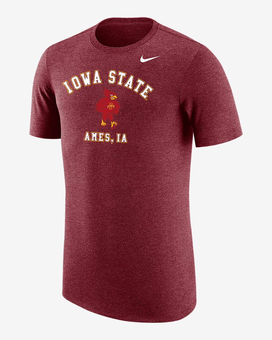 Iowa State Men's Nike College T-Shirt - Crimson