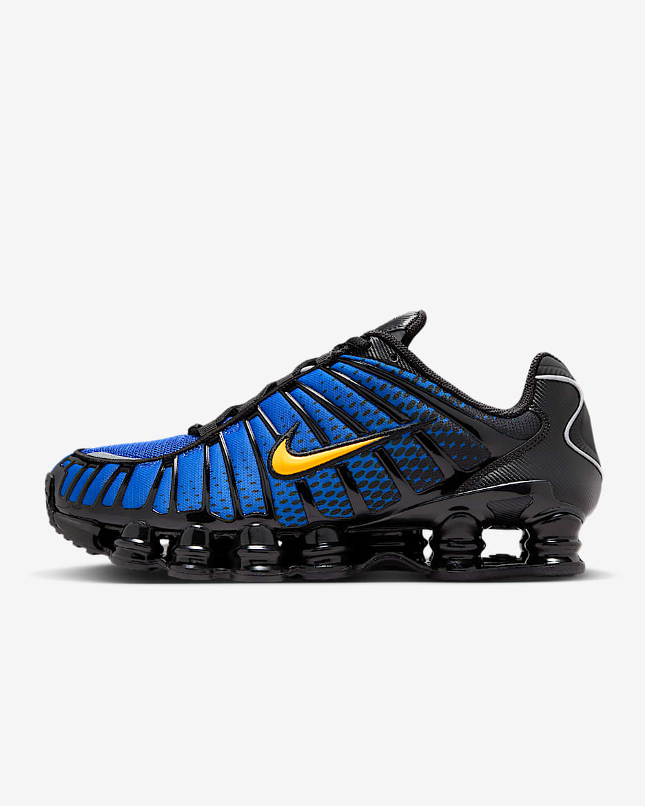 Nike Shox TL férficipő - Fekete/Metallic Silver/Lyon Blue/Varsity Maize