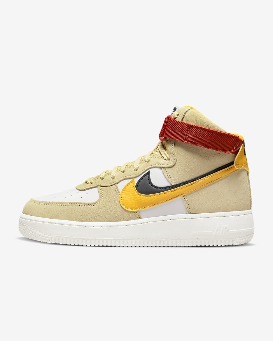 Nike Air Force 1 High SE Women's Shoes - Sesame/Sail/Off Noir/Yellow Ochre
