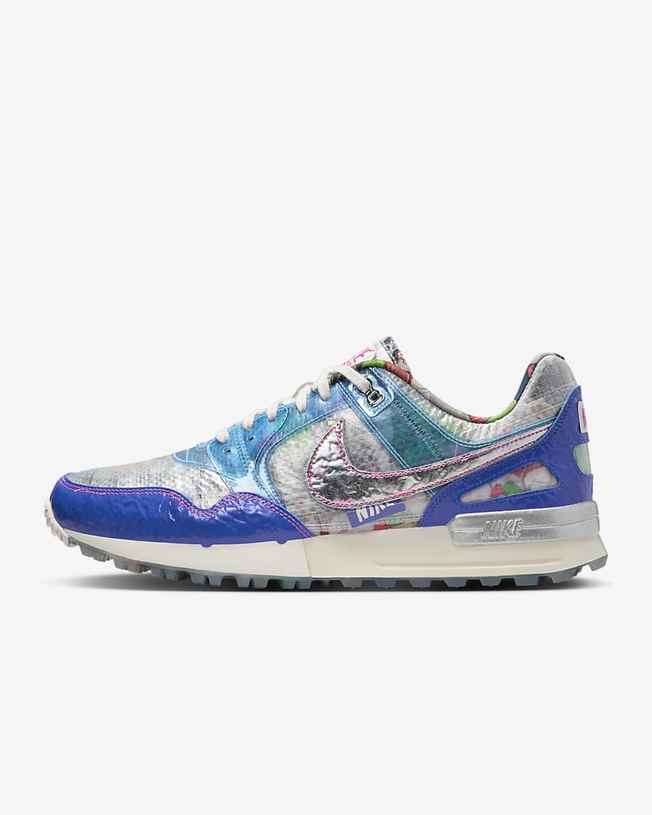 Air Pegasus '89 G NRG Golf Shoes - Racer Blue/Aquarius Blue/Fierce Pink/Metallic Silver