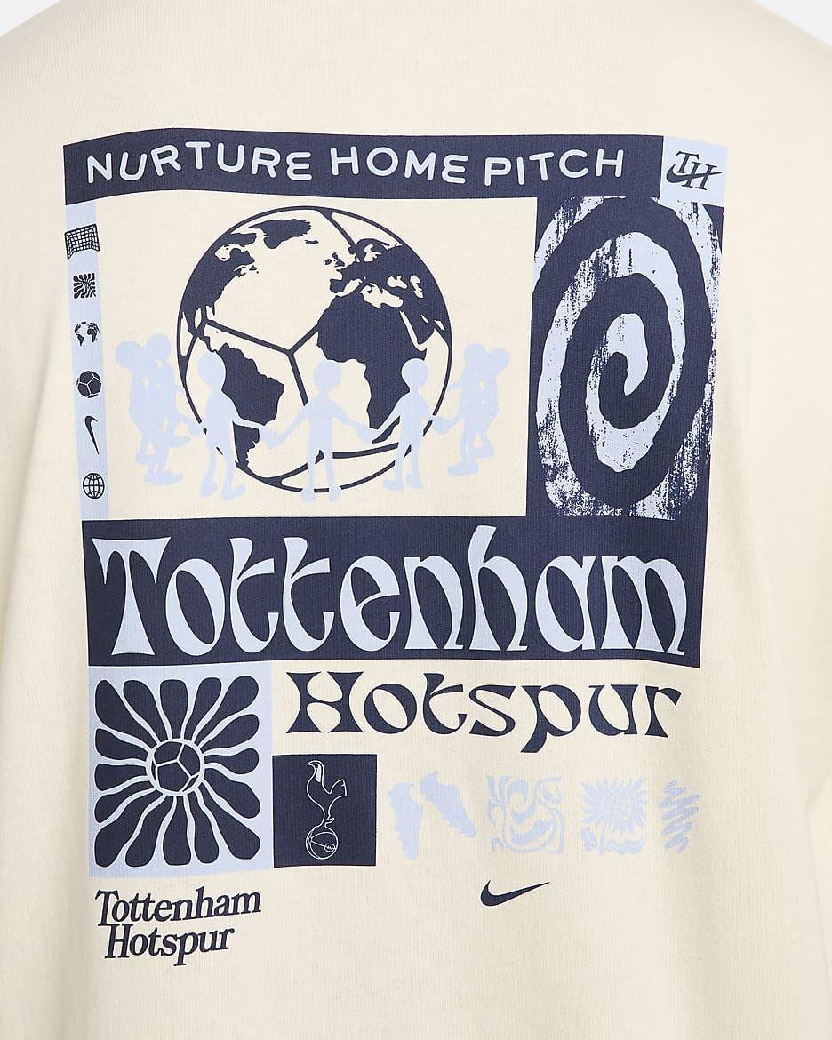 T-shirt Nike Football Max90 Tottenham Hotspur pour homme - Coconut Milk