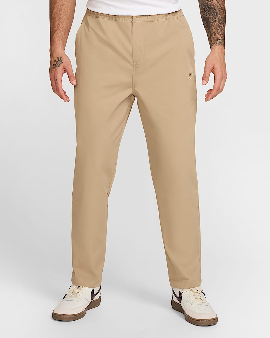 Nike Club Men's Woven Tapered Trousers - Parachute Beige/Parachute Beige