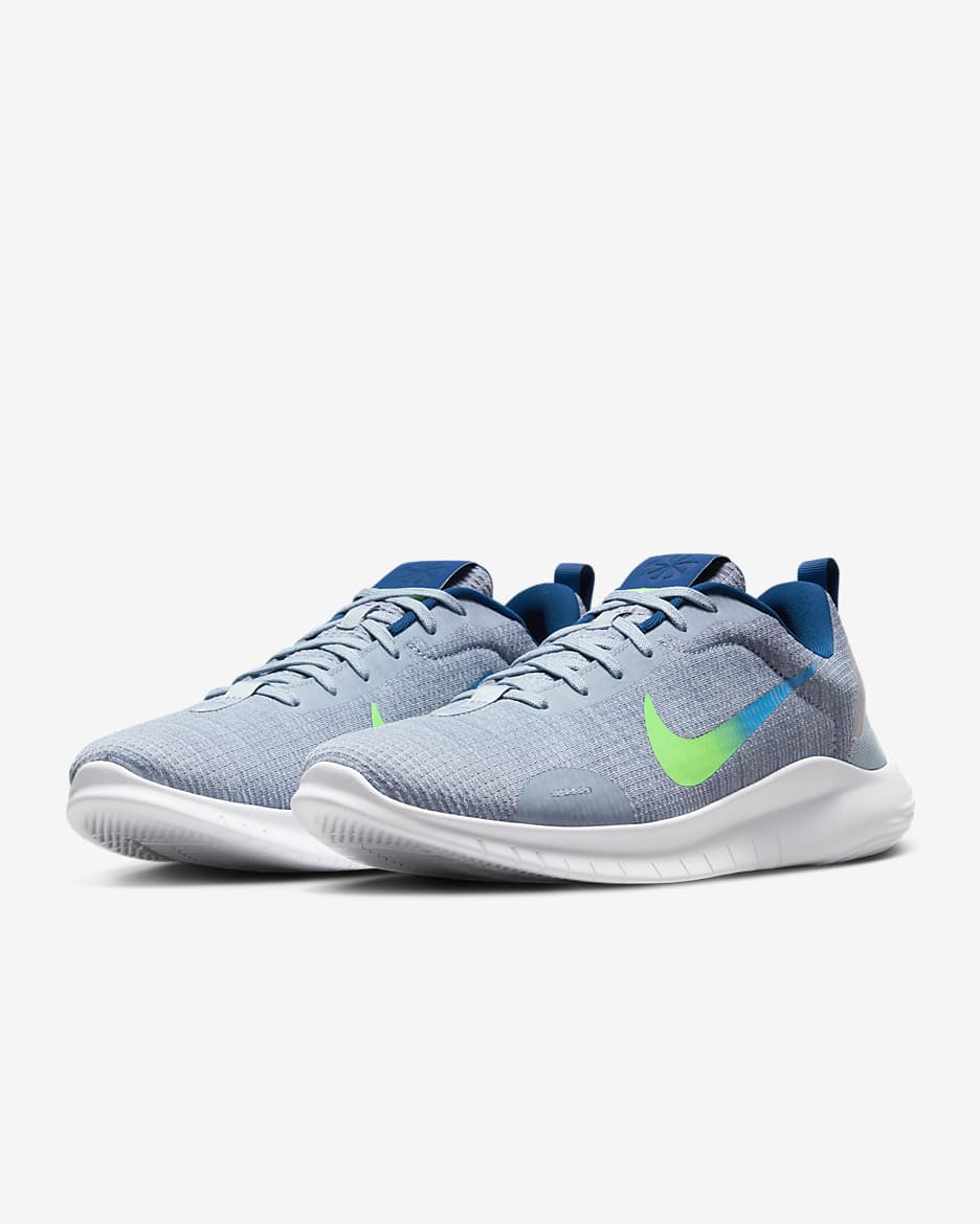 Nike Flex Experience Run 12 Men's Road Running Shoes - Light Armoury Blue/Ashen Slate/Court Blue/Star Blue