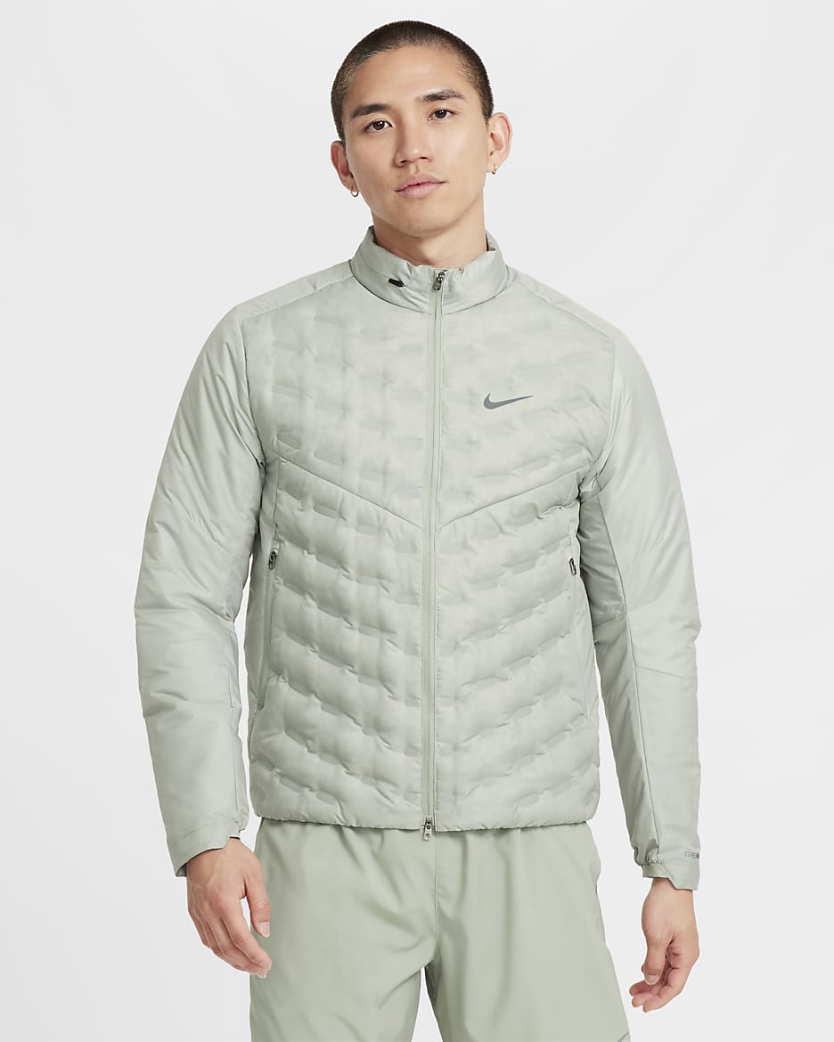 Nike Therma-FIT ADV AeroLoft Men's Repel Down Running Jacket - Jade Horizon