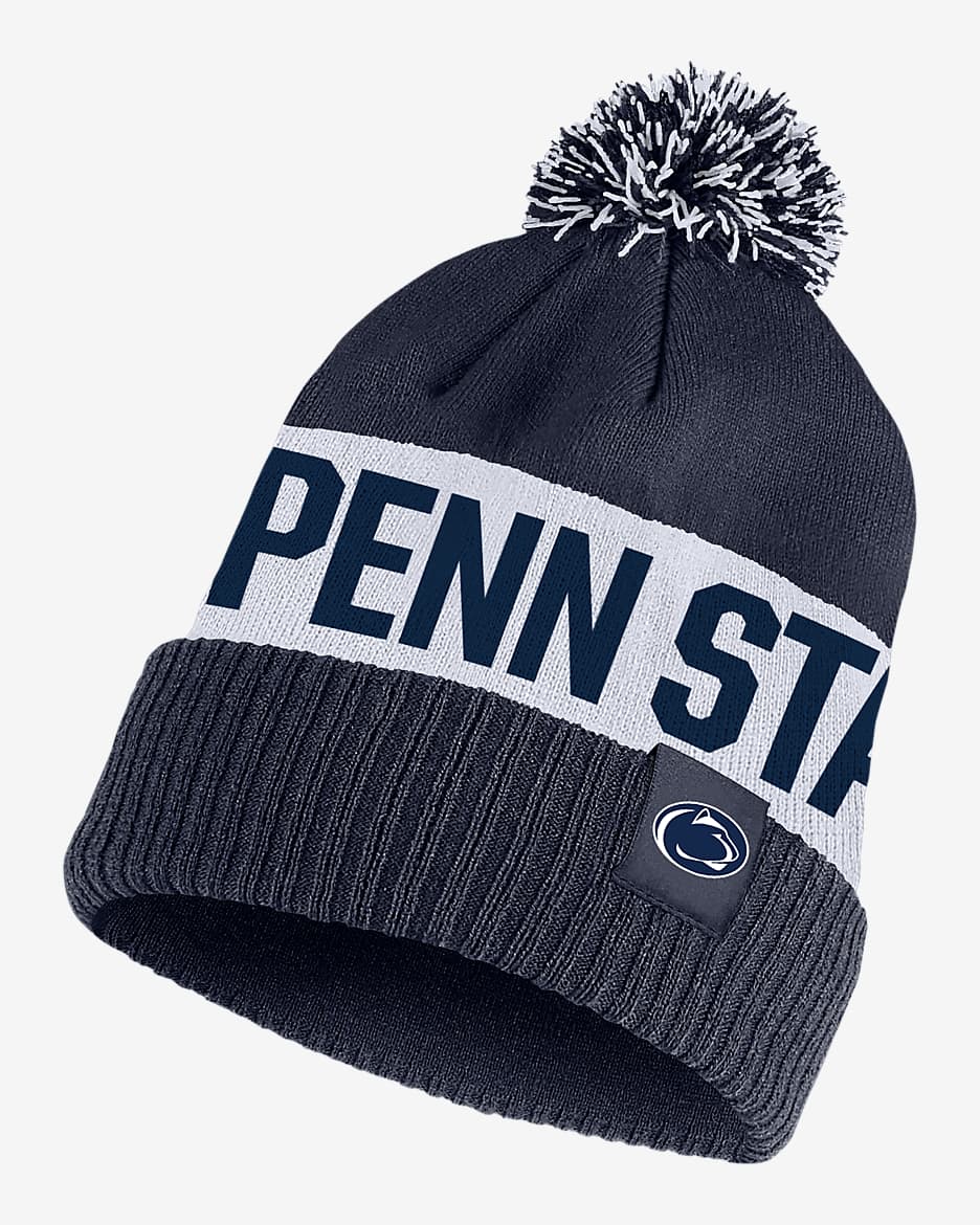 Penn State Nike College Beanie - Navy