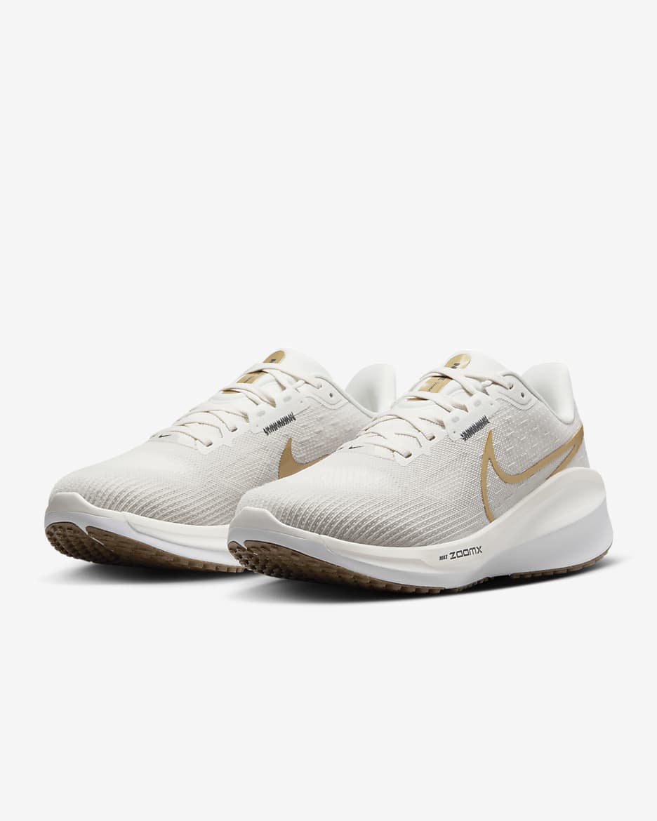 Nike Vomero 17 løpesko for vei til dame - Phantom/Light Bone/Sail/Metallic Gold