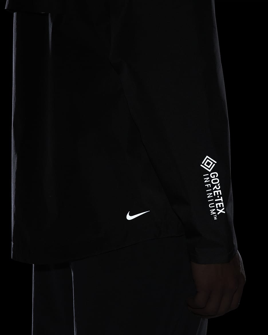 Nike Trail "Cosmic Peaks" GORE-TEX INFINIUM Men's Running Jacket - Black/Anthracite/Anthracite