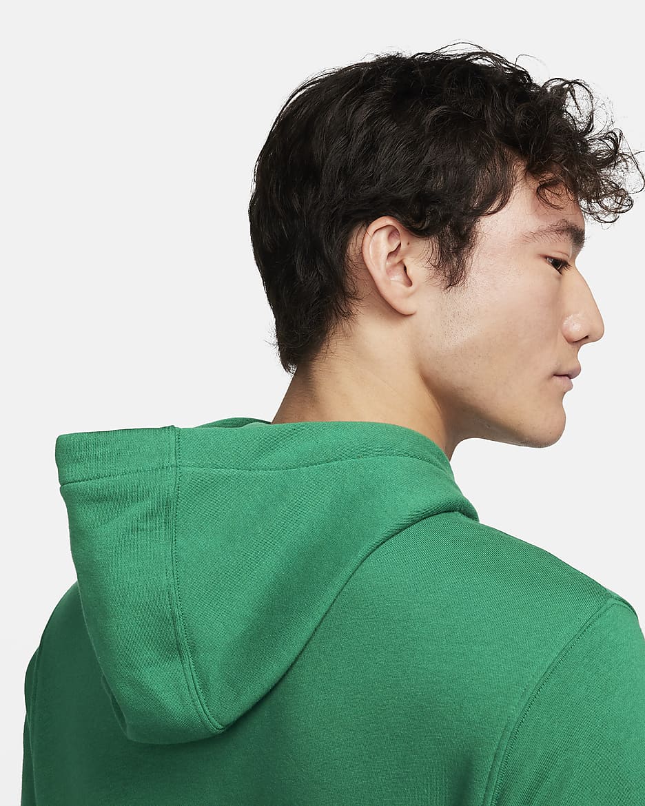 Nike Sportswear Club Fleece Pullover Hoodie - Malachite/Malachite/White