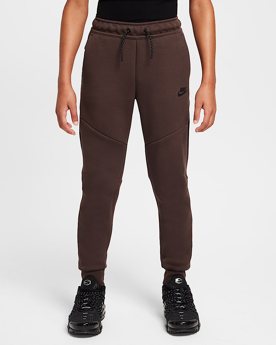 Nike Sportswear Tech Fleece Big Kids' Joggers - Baroque Brown/Black/Black