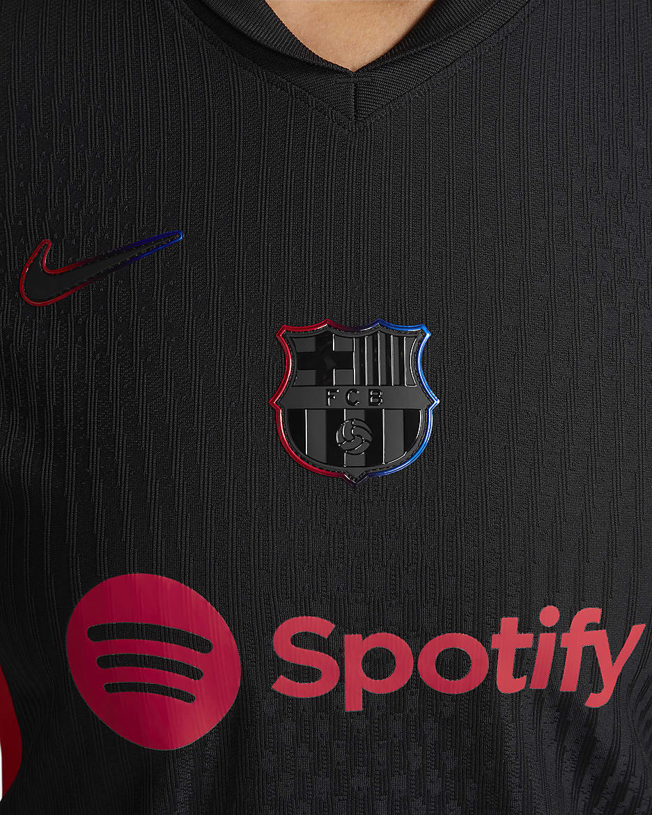 FC Barcelona 2024/25 Match Away Nike Authentic Dri-FIT ADV Fußballtrikot (Damen) - Schwarz/University Red/Hyper Royal/Schwarz