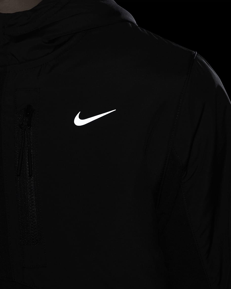 Nike Sportswear City Utility EasyOn Older Kids' Therma-FIT Winterized Jacket - Black/Anthracite/Black