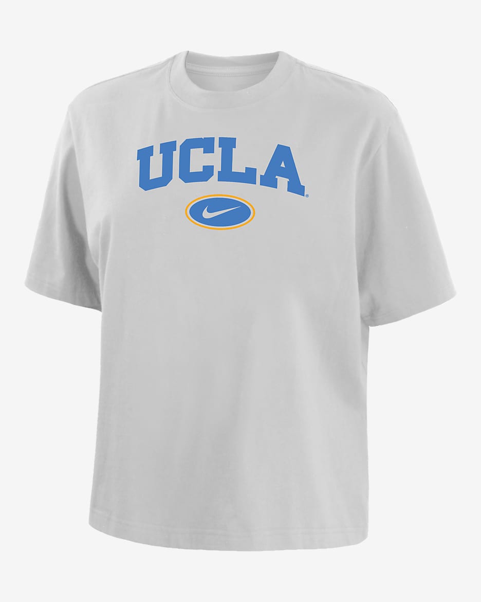 UCLA Women's Nike College Boxy T-Shirt - White