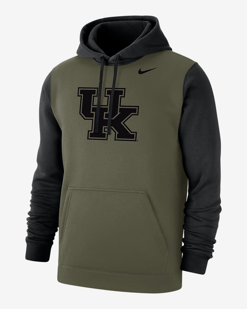 Sudadera con gorro universitaria Nike para hombre Kentucky Olive Pack - Oliva