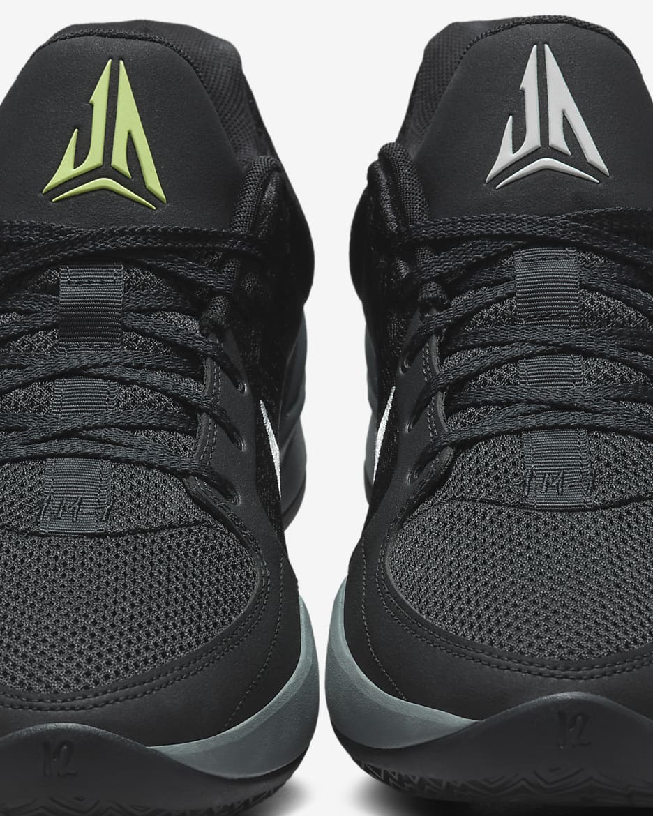 Ja 2 EP Basketball Shoes - Black/Light Smoke Grey/Light Lemon Twist/Phantom