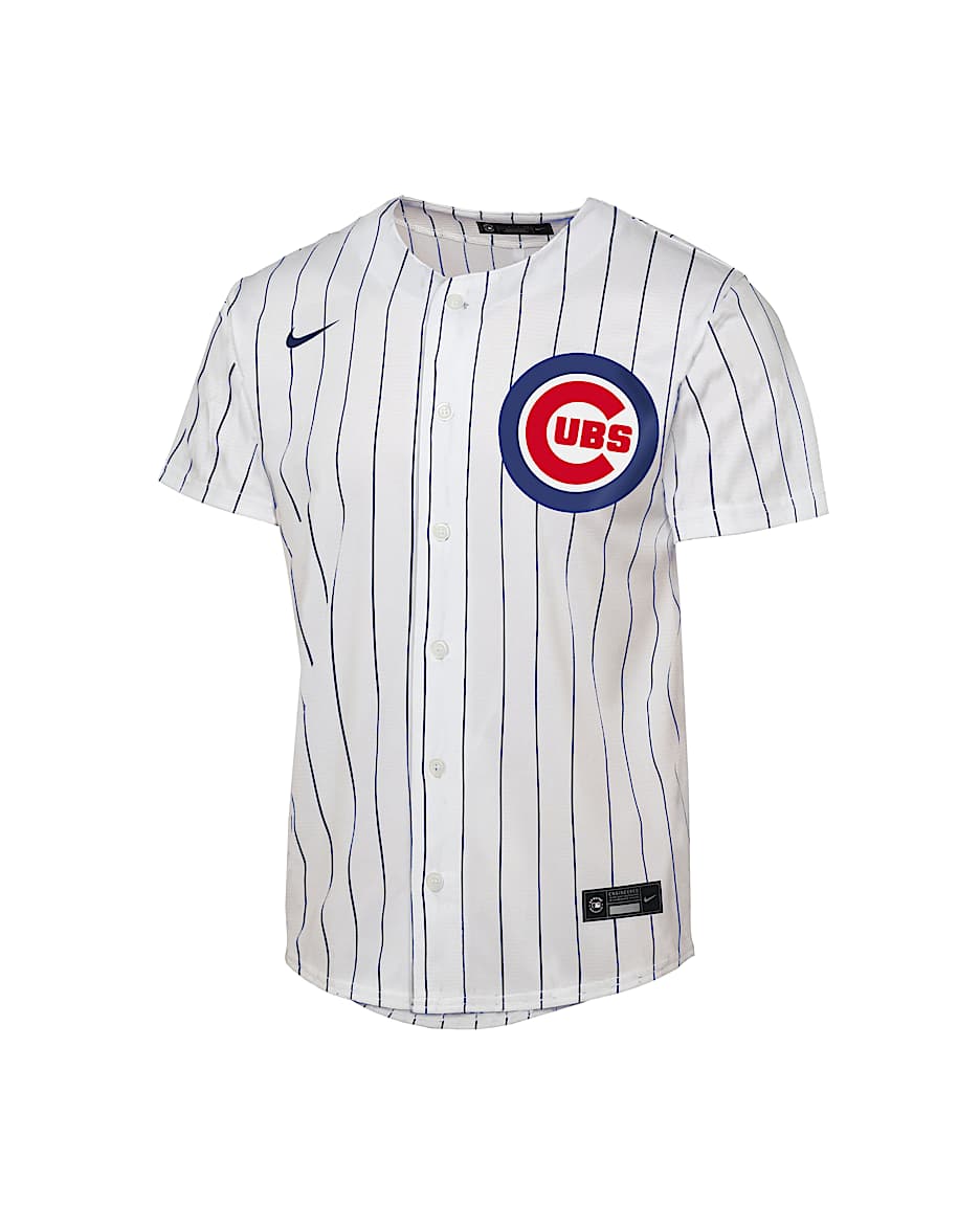 Swanson Dansby Chicago Cubs Big Kids' Nike MLB Replica Jersey - White