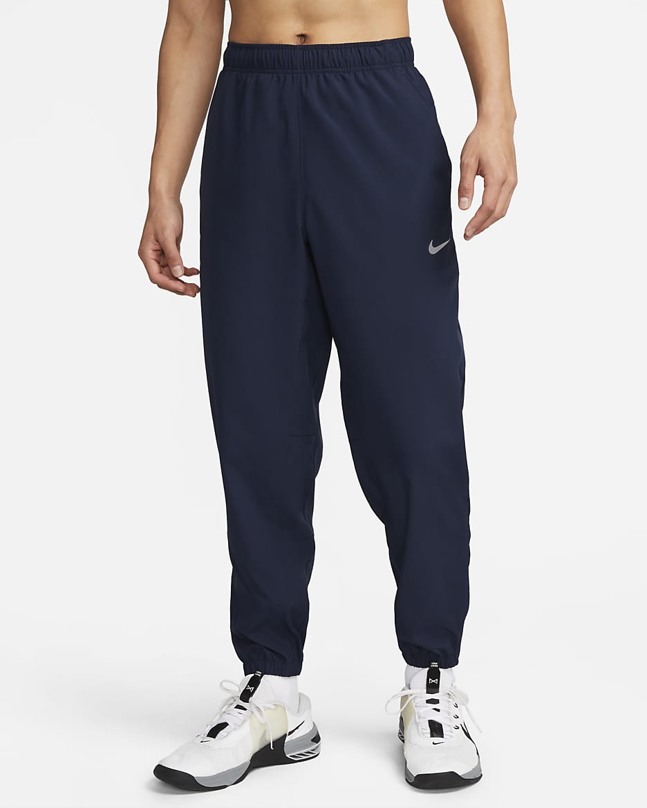 Pants Dri-FIT entallados versátiles para hombre Nike Form - Obsidiana/Negro