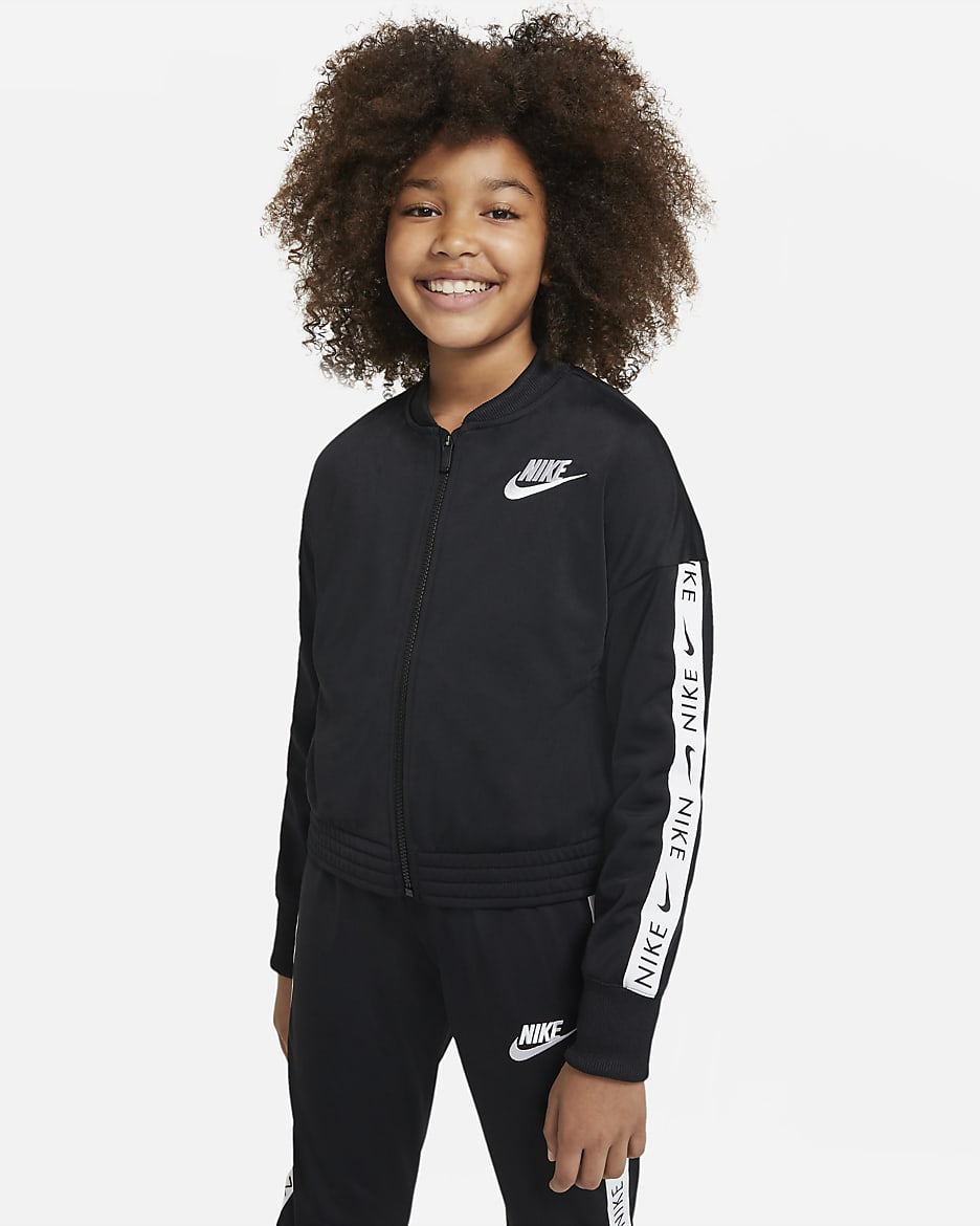 Nike Sportswear Trainingspak voor kids - Zwart/Wit/Wit