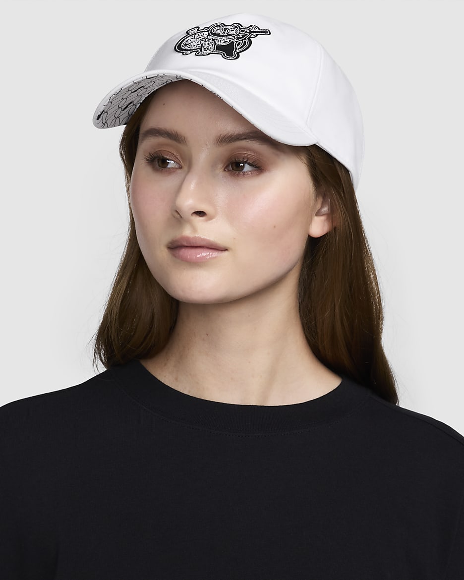 Naomi Osaka Dri-FIT Club Unstructured Cap - White/Black